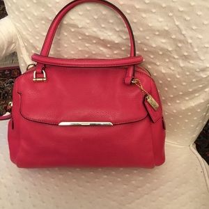 Like new Coach satchel with removal strap.